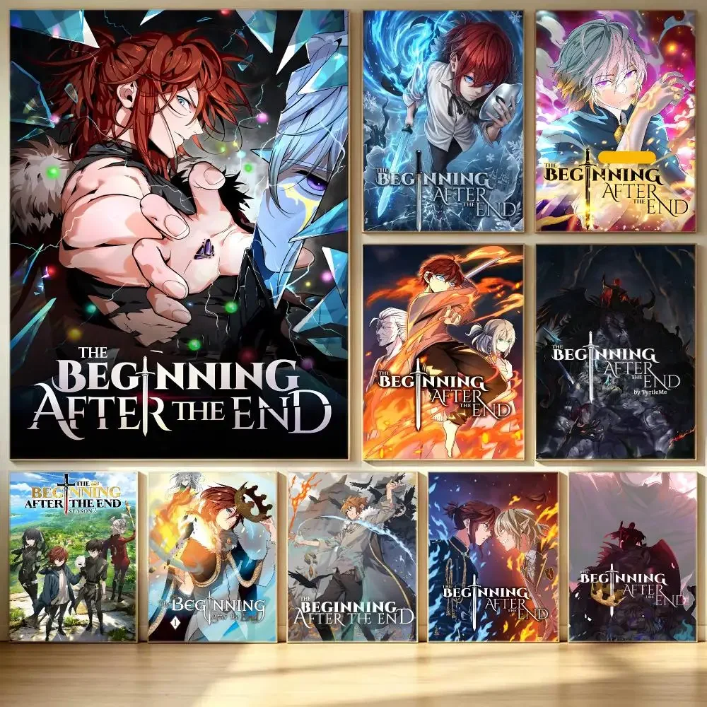comic The Beginning After the End Poster HD  Printing Soothing and Cream Style Home Decor for the Living Room cafes Gift Giving