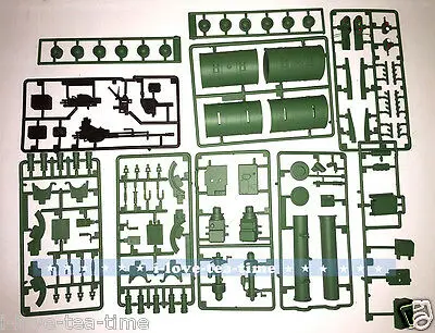 Bolsa de piezas de plástico de decoración para tanque Henglong RC, accesorios de juguete, TH00486-SMT7, escala 1/16, China 99A, 3899A