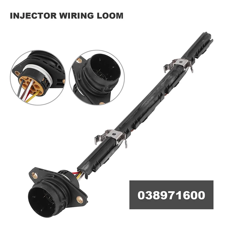 

R1-2Pcs Car Engine Injector Wiring Loom For 1.9 TDI / PD 038971600