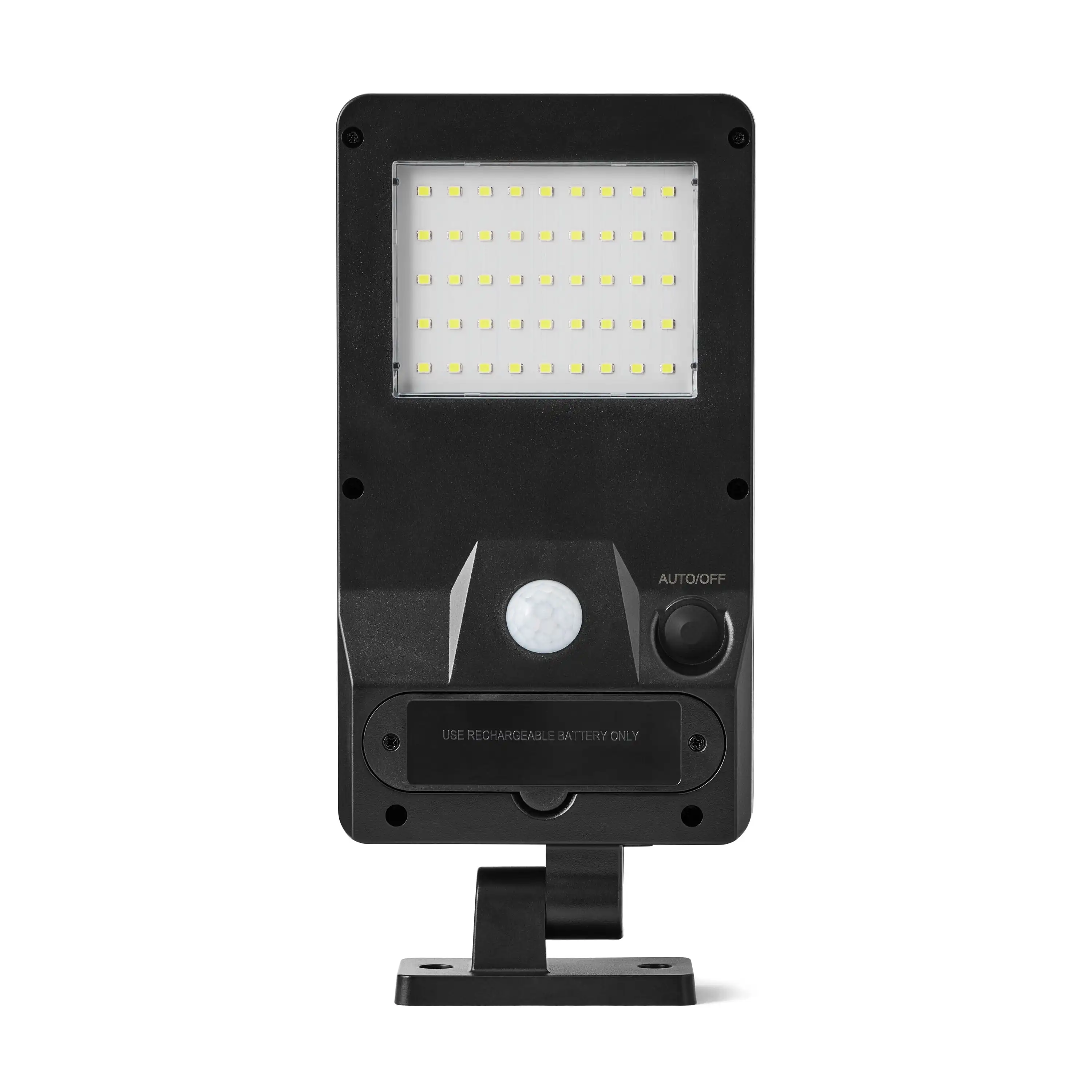 

Уличный/Area Light Solar Motion, настенное крепление от сумерения до рассвета, 120 ° градус, 800 люмен, черный