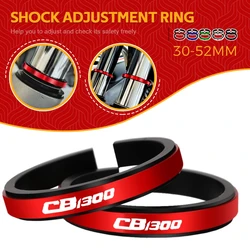 FOR HONDA CB1300 /ABS 2003-2010 Motorcycle Adjustment Shock Absorber Auxiliary Rubber Ring CNC Accessories Fit 30MM-52MM