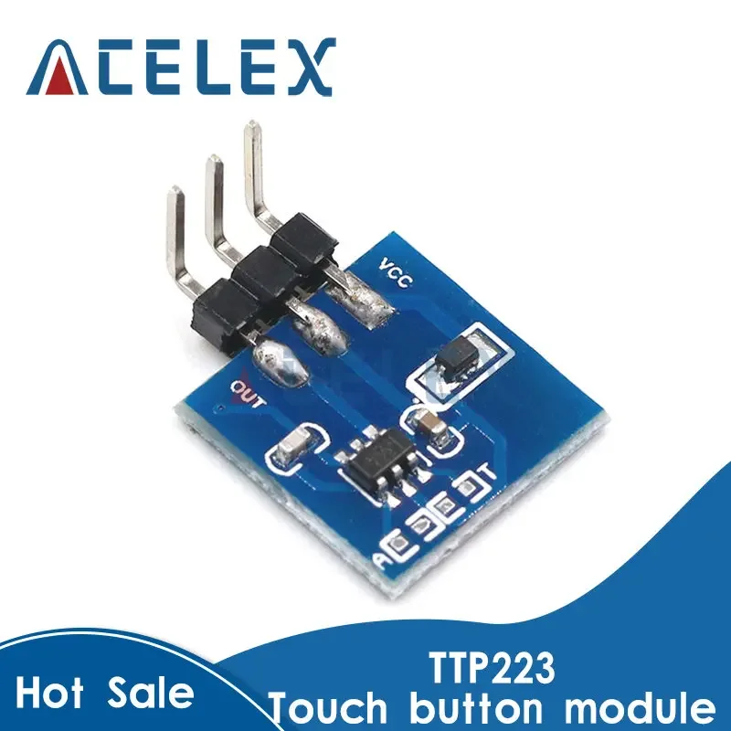 TTP223 Module Capacitive Touch Switch Button Self-Lock Key Module 2.5-5.5V