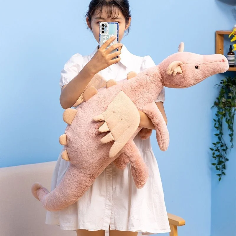 Kawaii nuova simulazione di alta qualità Snow Dragon giocattoli di peluche colorati Soft Wing Doll regalo di compleanno decorazioni per la casa