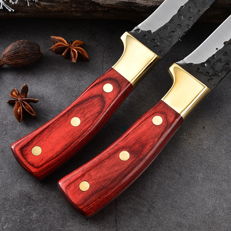 Forged Boning Knife Original Design Block Chef Cooking 1/3 Pieces Stainless Steel Kitchen Knives Kitchen Knife Set for Kitchen