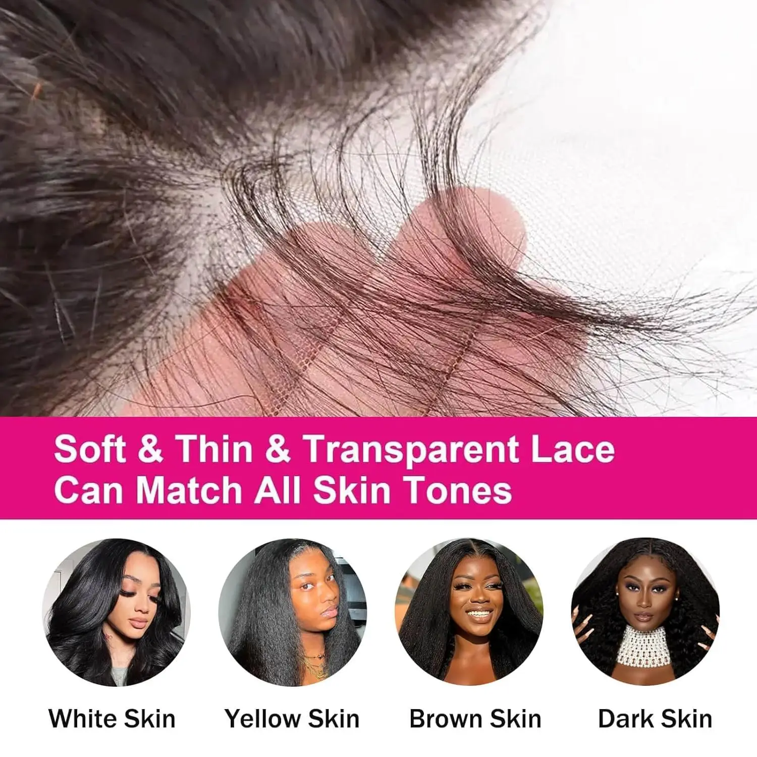 12A Straight 4x4 Lace Closure Human Hair Free Part Brazilian Virgin Hair Natural Black Color Swiss Lace Wig Closure For Women