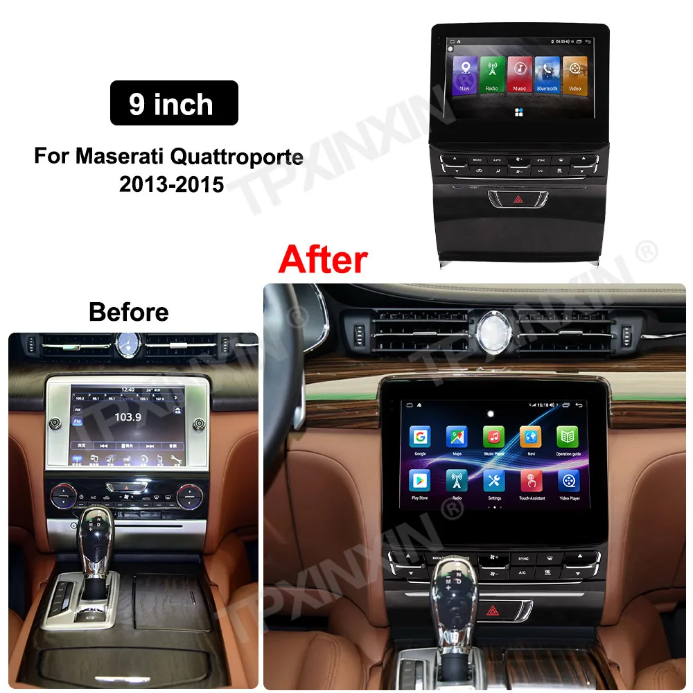 Automotive Multimedia Android For Maserati Quattroporte 2013 2014 2015 GPS Navigation Player Radio Coche Stereo IPS Head Unit