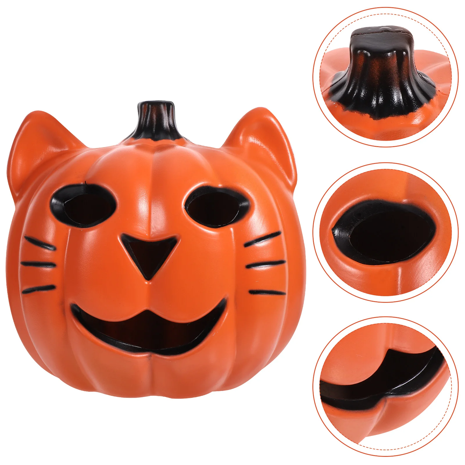 Decor Decorations Glowing Jack-O-Lantern Halloween Room Ornaments Shine Pumpkin Light Child