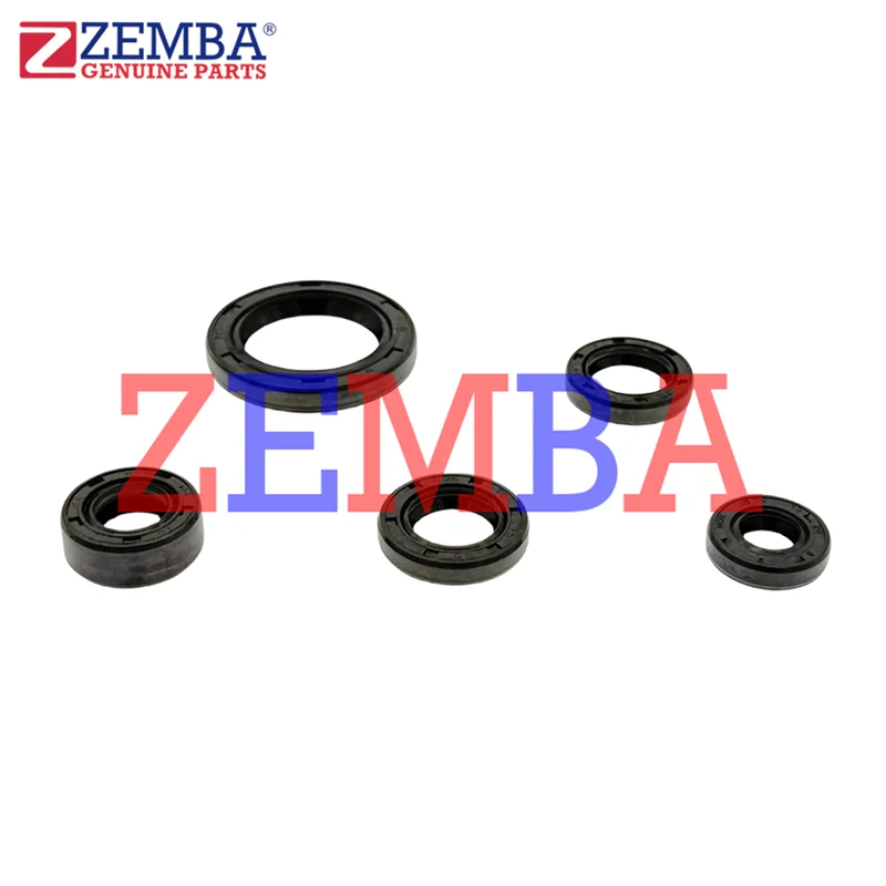 

OIL SEAL SET 5PCS/SET ACCESSORIES FOR SUZUKI GN125 GS125 15*25*5 27*40*6 12*22*9 16*24*5 10*20*5