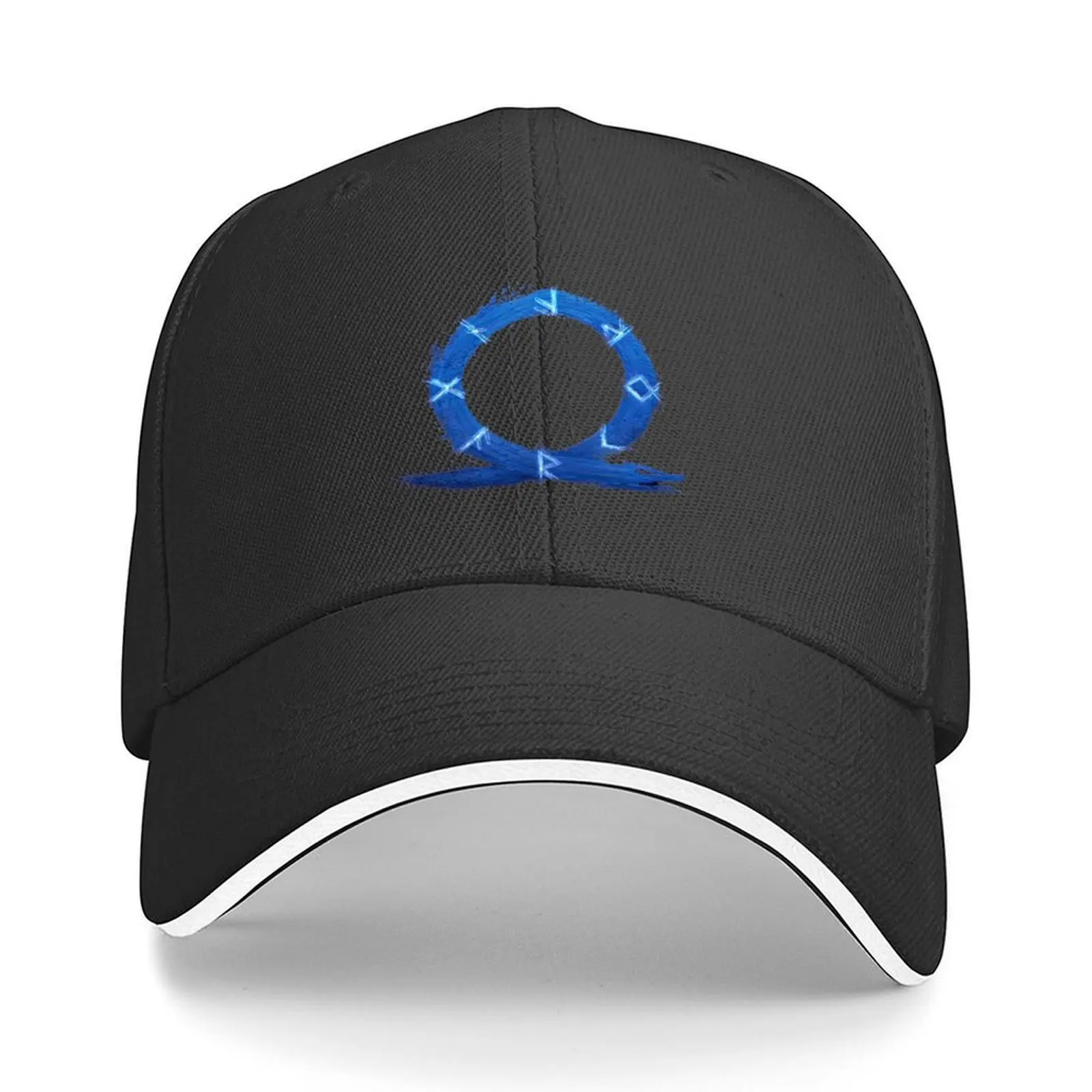 

God of War Logo Ice blue Baseball Cap hats on offer tactical cap Brand Man cap Trucker Golf Wear Men Women's