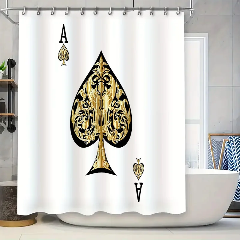 

Элегантная занавеска для душа с рисунком, водонепроницаемый набор декора для ванной, винтажный викторианский роскошный домашний текстиль, художественный дизайн