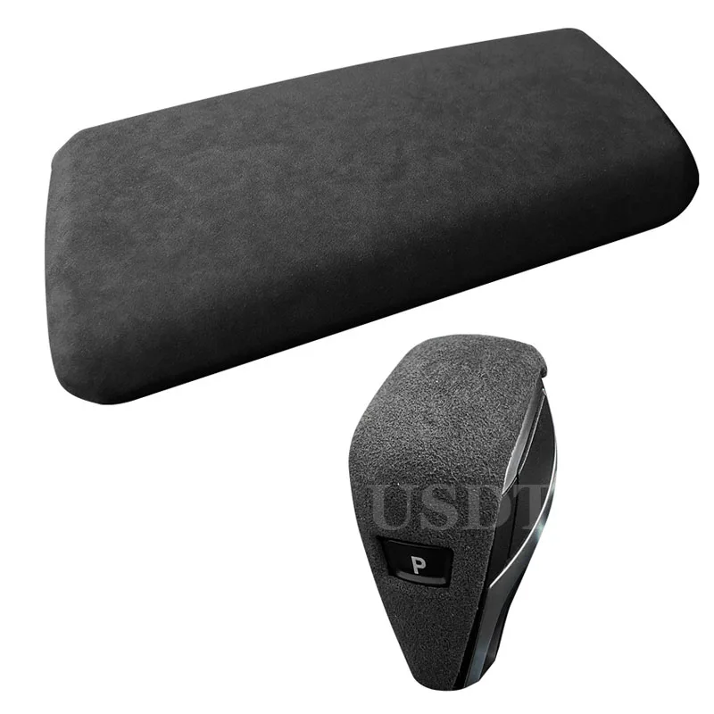 

For BMW G20 320i G21 G28 3 Series M3 M4 Italian Suede Armrest Box Lid Sheath Shell Cover Gear Shift Cover Anti Slip Mat