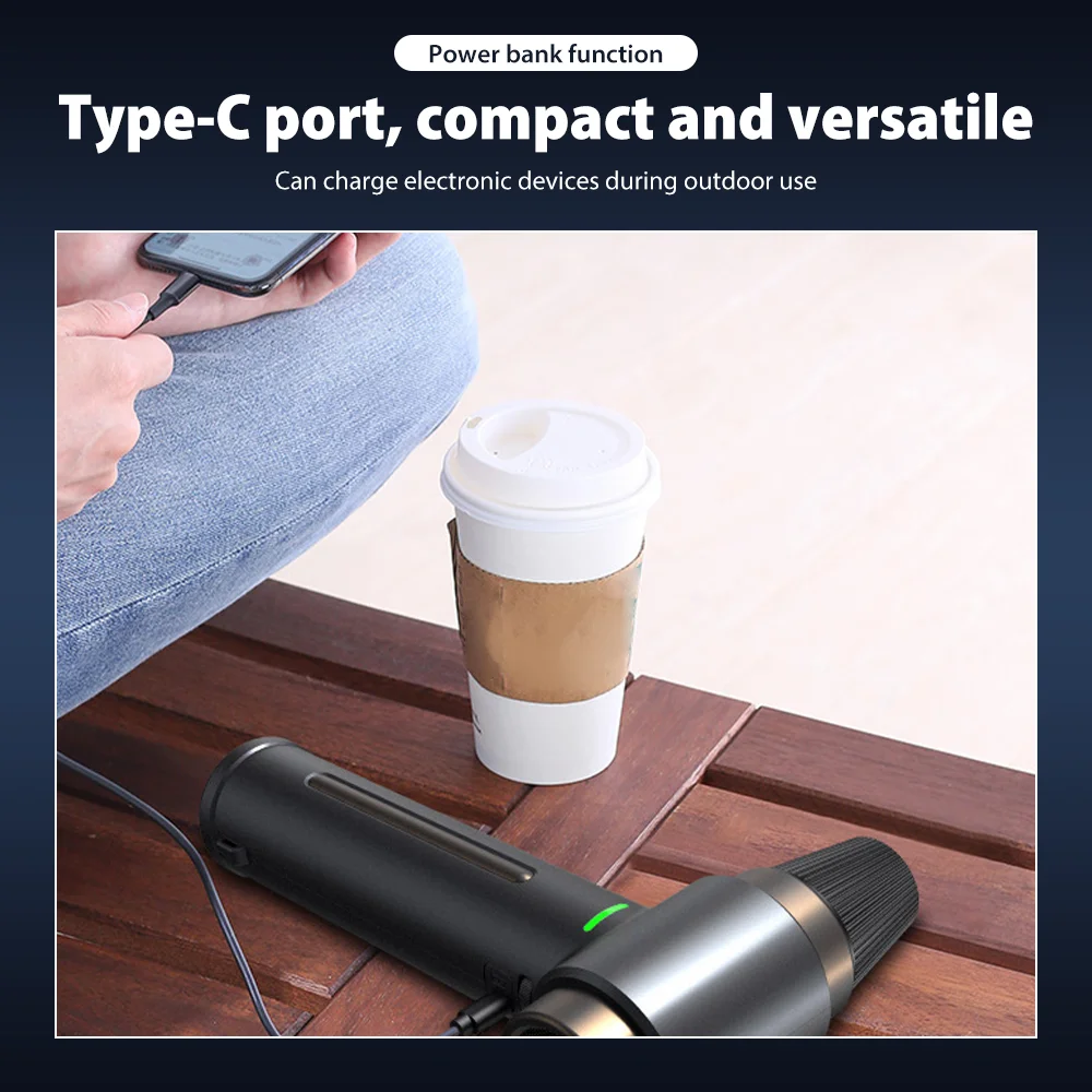 500 واط توربو مروحة نفاثة عالية الطاقة المحمولة مروحة تربو عنيفة 90000 دورة في الدقيقة و 450 جرام التوجه Pwerful منفاخ سيارة الكمبيوتر تنظيف الغبار/نفخ الثلج