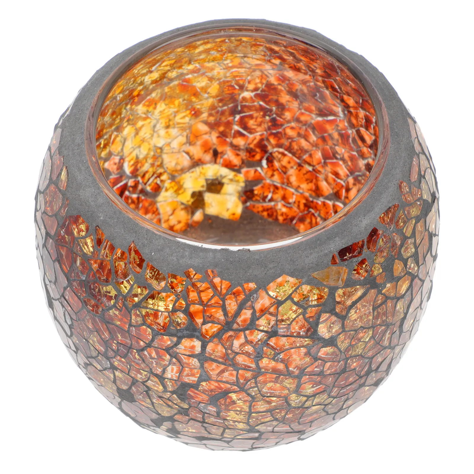 Glass Candleholder Mosaic Texture Elegant Table Cup Decor for Wedding Party Home Restaurant Decoration Glass Cup