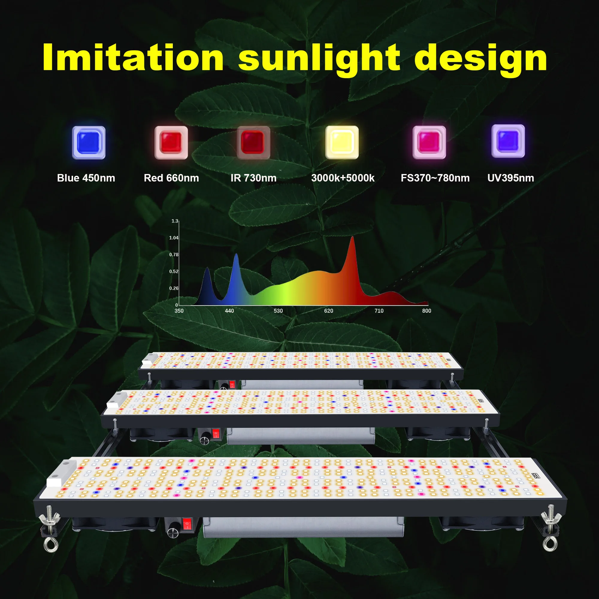 240W Vollspektrum LED-Wachstumslampe für Indoor-Gewächshäuser mit Vegetations- und Blütenmodi für Growzelte – Detail 2