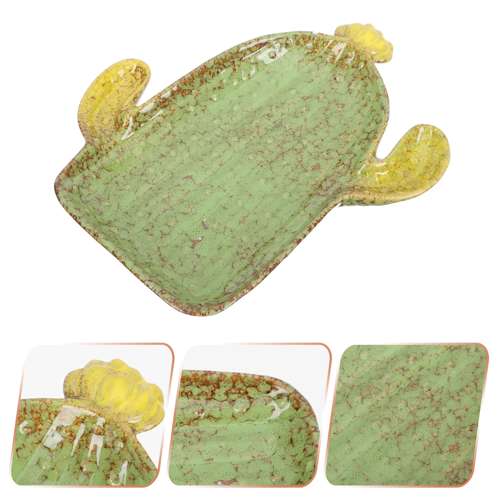 

Ceramic Dessert Plate Fine Workmanship for Home Hotel Fruits Salad Snack Serving Plate Dessert Plates Plates