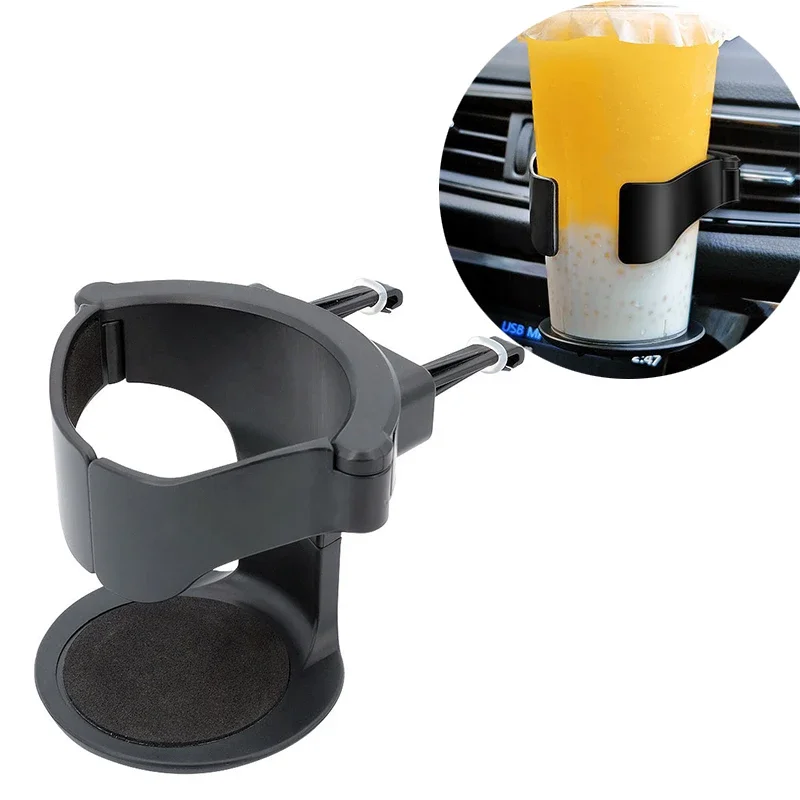 

Universal Car Cup Holder Air Vent Outlet Drink Coffee Bottle Holder Can Mounts Holders Beverage Ashtray Mount Stand Accessories