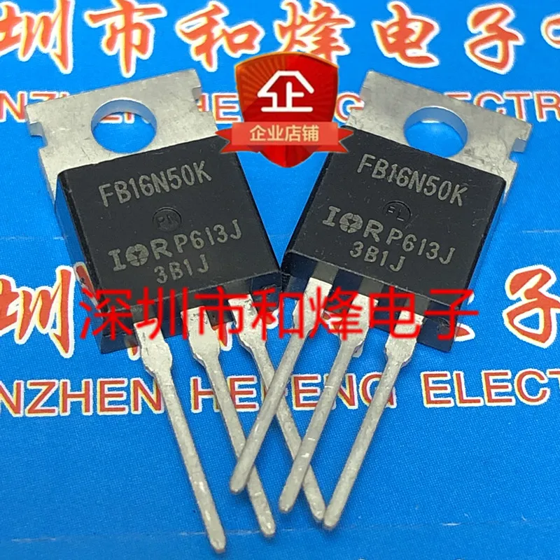 5PCS-10PCS FB16N50K IRFB16N50K  TO-220 500V 17A  New And Original On Stock