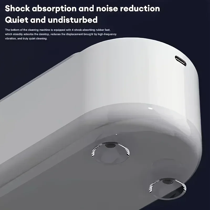 

A USB glasses and jewelry cleaner, designed with USB rechargeable sonic technology for glasses and jewelry cleaning