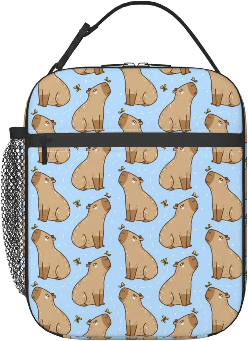 

Сумка для обеда Capybara для мальчиков и девочек, детская, изолированная портативная многоразовая сумка-тоут для ланча, водонепроницаемая сумка-холодильник для школьного пикника O