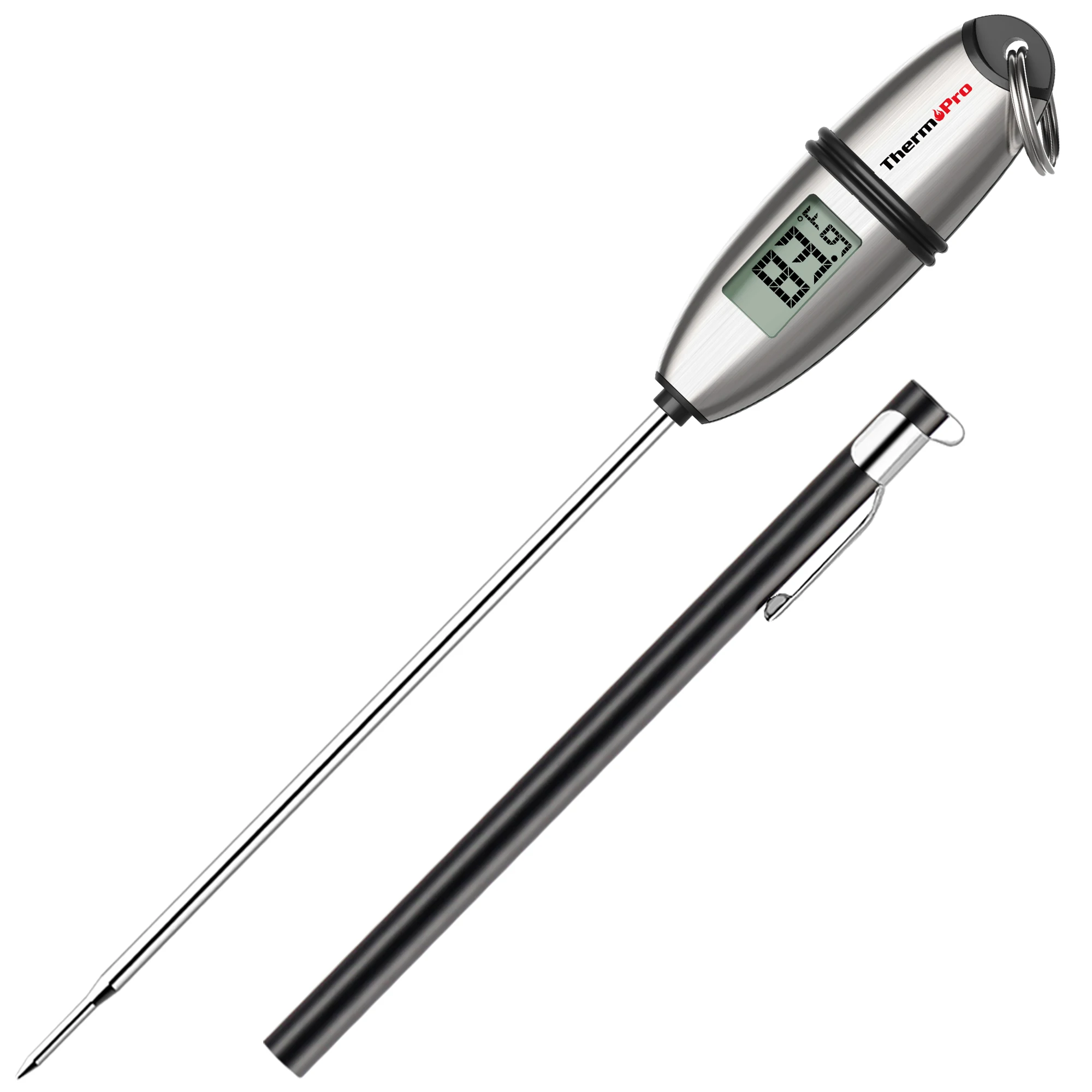 ThermoPro TP02S Instant Reading Digital Food Cooking Kitchen Thermometer For Grill Barbecue Long Probe