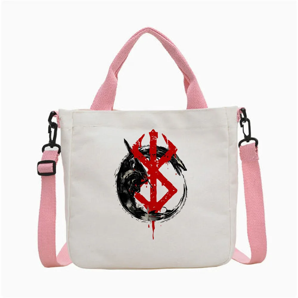 Bolsa de tela Berserk, bolsa de compras reutilizable para mujer