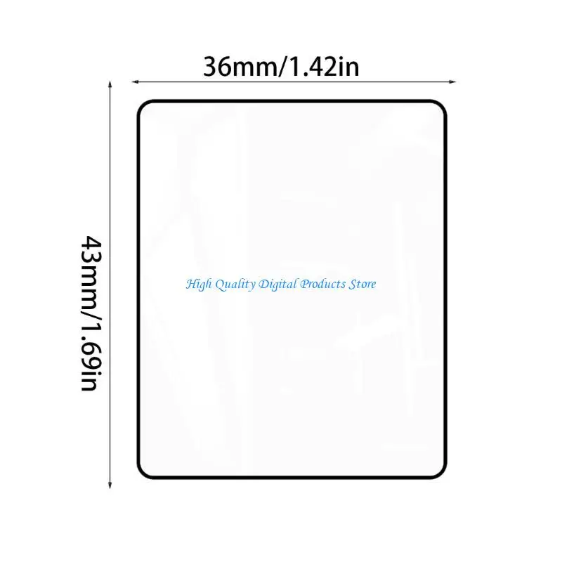 ترقيات U2JE مشاهدة فيلم خفيفة الوزن Watch Glass Film Not Easy Scratch Watch Film مناسبة لمشاهدة 4