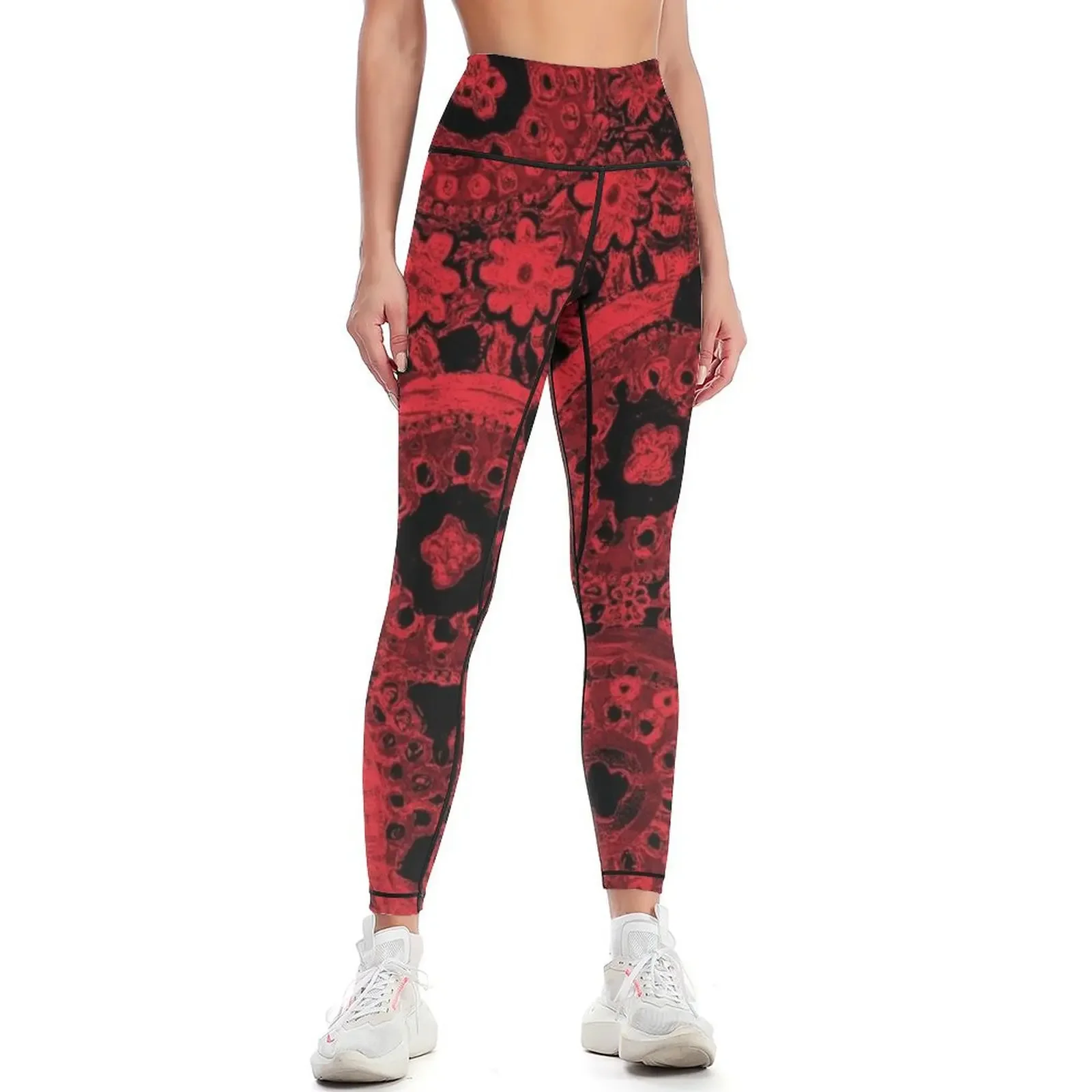 Doily Joy Mandala- Deep Roots Leggings Sports pants for legings for fitness Womens Leggings