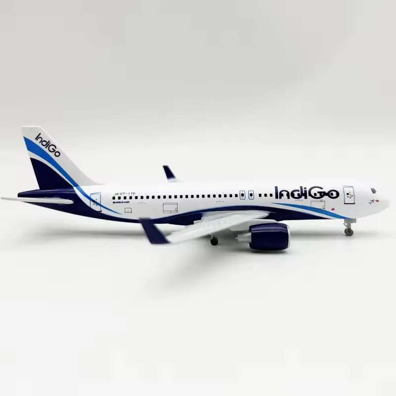 طائرة محاكاة 20 سنتيمتر سبيكة معدنية النيلي الخطوط الجوية A320 320 نموذج طائرة طائرة لعب اطفال نموذج طائرة الطيران التعليمية