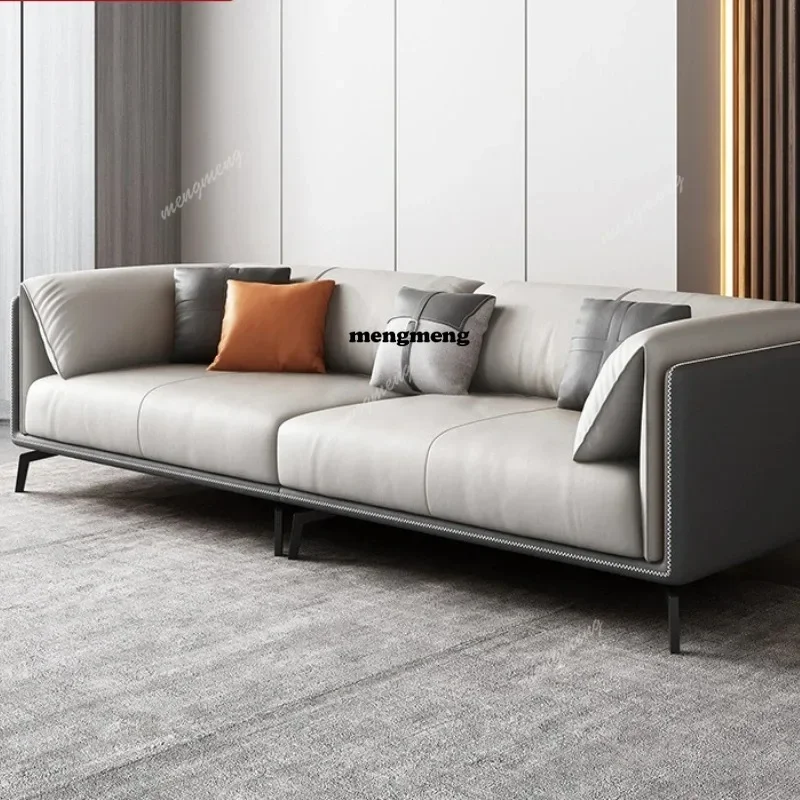 03 Cowhide Business Office Sofas Reception Living Room Simple Office Sofas Luxury Lobby Office Furniture Gado Mai Matasai