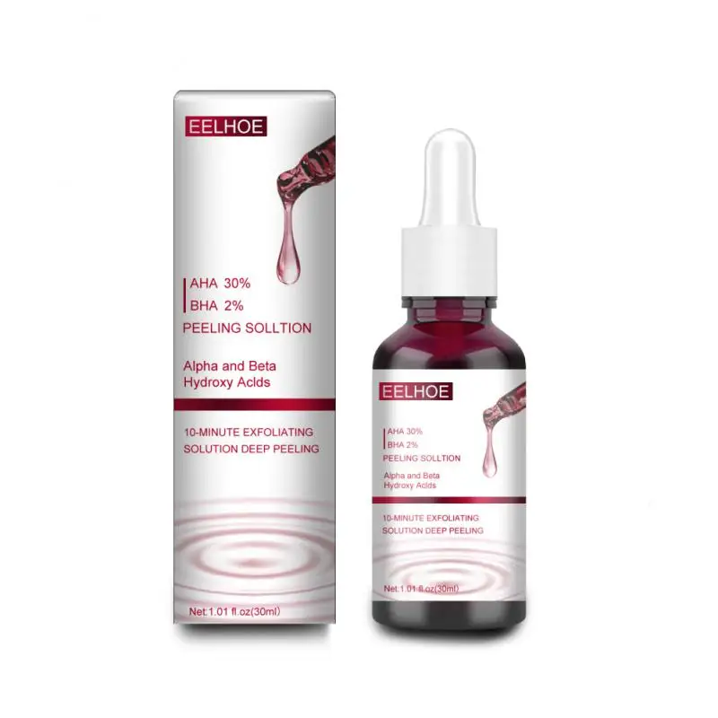 Salicylic Acid Serum AHA30% + BHA 2% Fruit Acid Extract Cleans Pores And Softens Cuticles Facial Care Serum Hyaluronic Serum