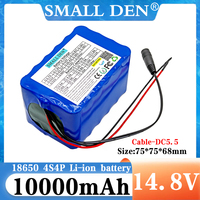 14.8V/16.8V 10Ah 4S4P Uav lithium battery 18650,for unmanned aerial vehicles,multi rotor quadcopter aircraft, and boats，etc