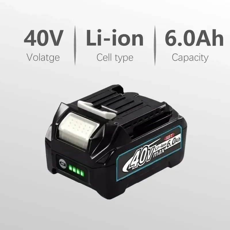 Makita 40V MAX XGT Lithium Ion Battery 4.0Ah 6.0AH 8.0AH 10.0AH Original Battery BL4020 BL4025 BL4040 BL4050 BL4080