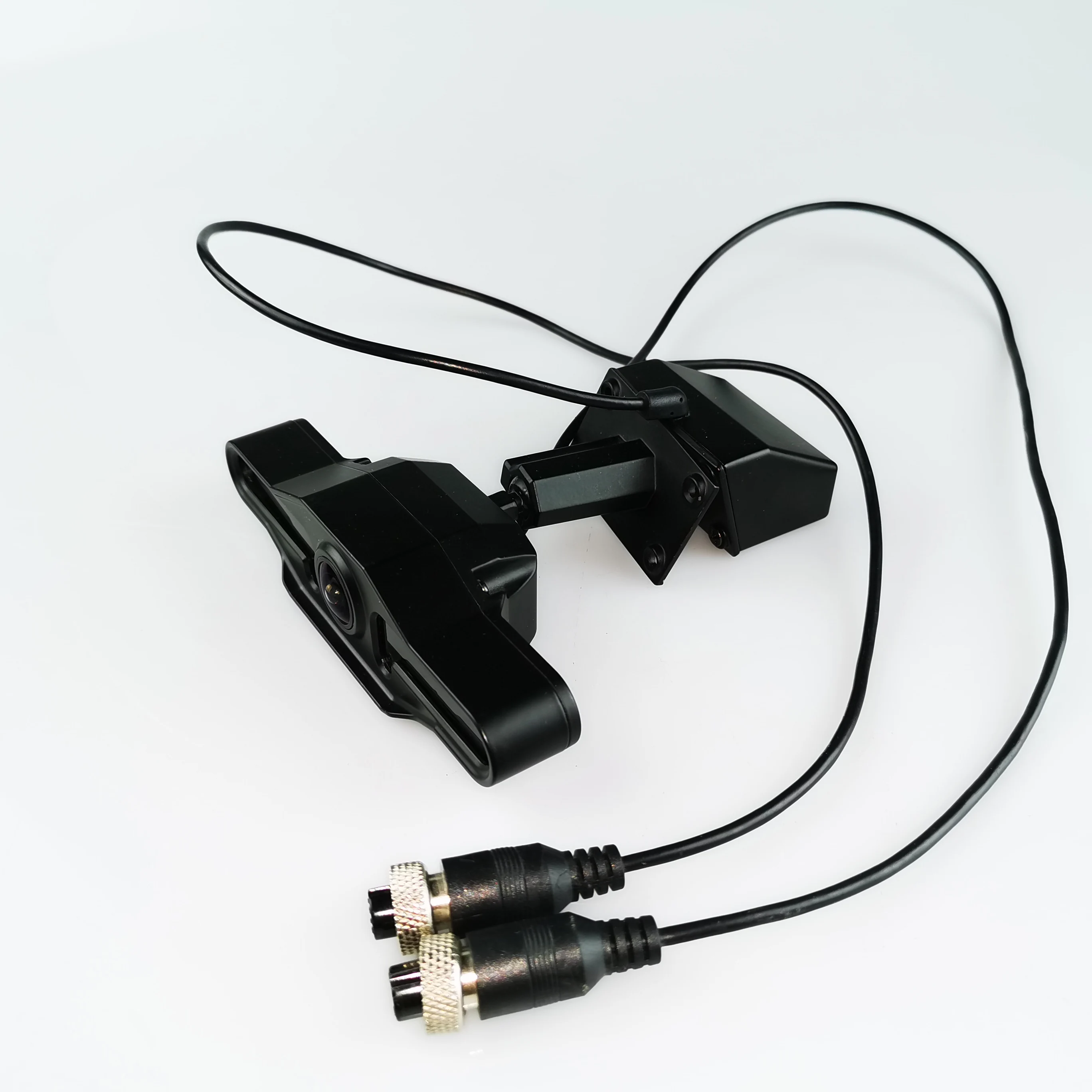 سيارة شنت الأشعة تحت الحمراء حافلة تاكسي عدسة مزدوجة نظام كاميرا CCTV للرؤية الليلية الصوت مانعة لتسرب الماء CMOS H.264