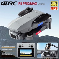 4DRC New Drone 8K Professional GPS HD Camera Drones 5G WIFI FPV UAV with Screen Remote Control RC Quadcopter Dron F8 PRO/MAX