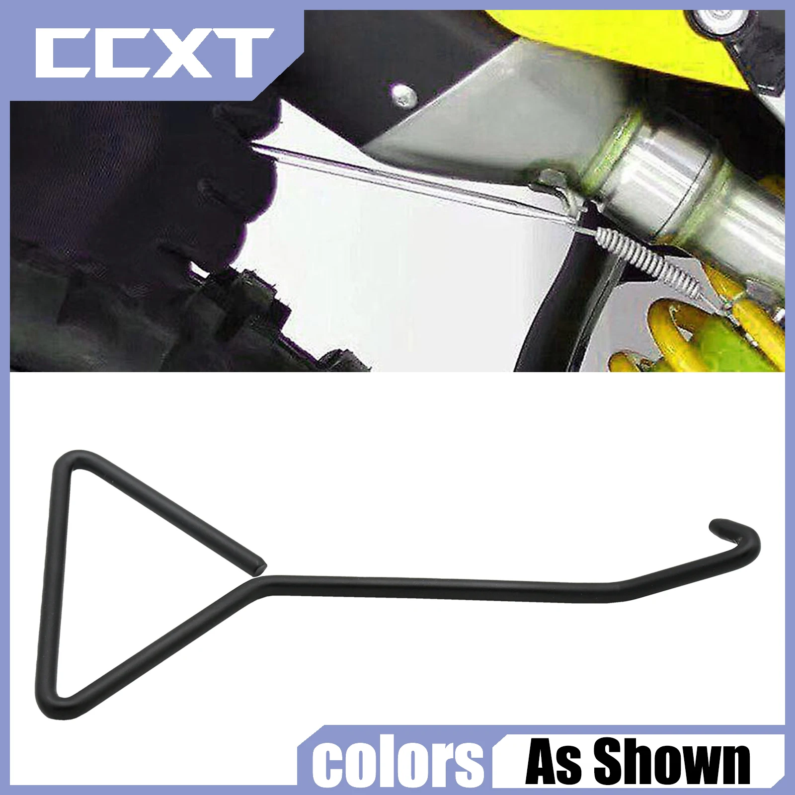 

For KTM Yamaha Kawasaki Honda Husqvarna Tenere Harley Universal Motorcycle ATV Exhaust Spring Hook T Shaped Hook Puller Tool