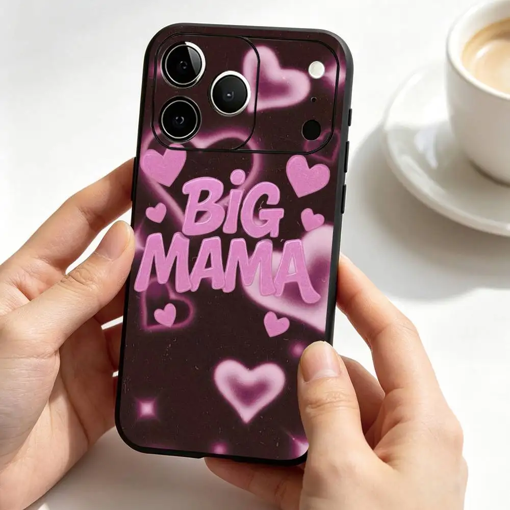 R-Rapper L-Latto Big mama Phone Case For iPhone 18,17,16,15,14,13,12,11 Plus,Pro Max, Others Soft Black Cover Gift
