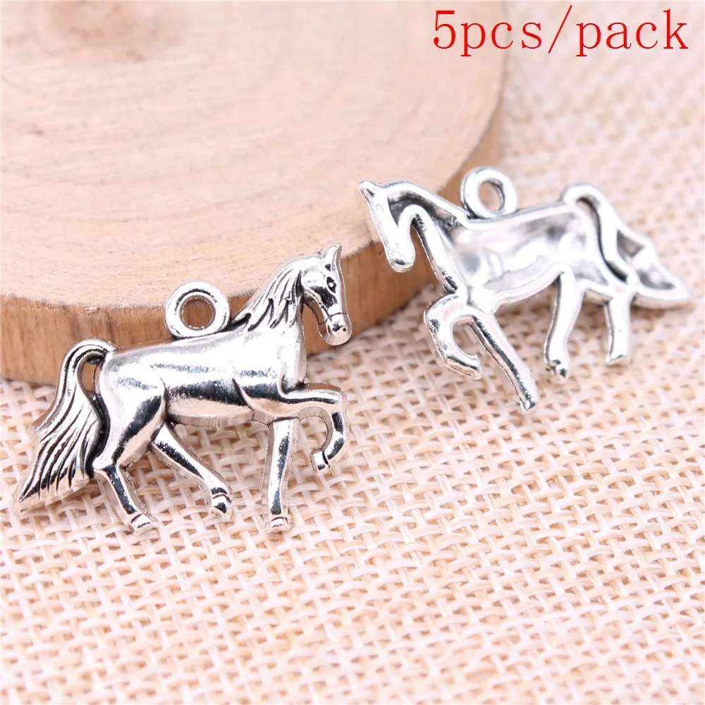 Horse Charms For Jewelry Making DIY Pendants For Gift Bulk