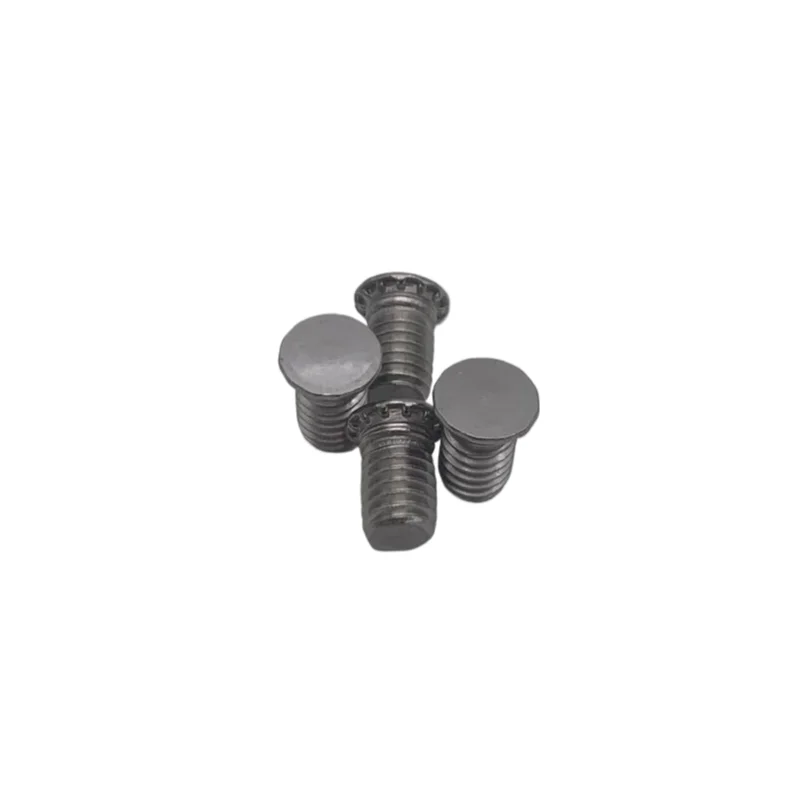 FHS-024 Inch Vis Cabinet Screws Fasteners for Metal Sheets Feigned Crimped Pins Panels Self-Clinching Threaded Studs Round Head