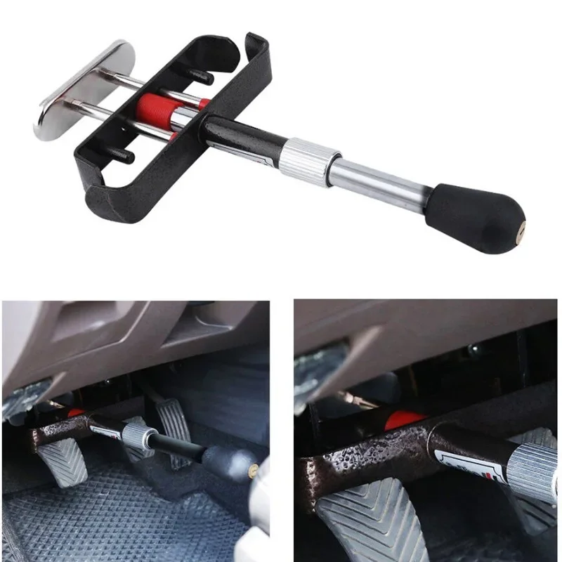 AZ-Car Special Anti-skid All-metal Parking Space Anti-theft Lock Foot Pedal Lock Clutch Lock 3