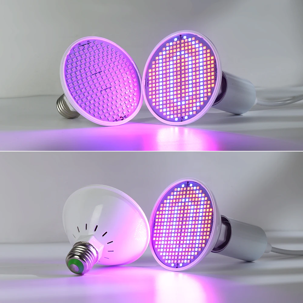 LED Plant Grow Light E27 Plant Lamp Fitolamp Full Spectrum Indoor Hydroponics Flower Seedling LED Spotlight Bulb Grow Tent Box