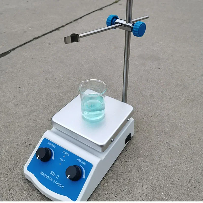 New Small Magnetic Stirrer US UK Australian European Regulation Stirrer Manufacturer Stepless Speed Regulation Magnetic Heating