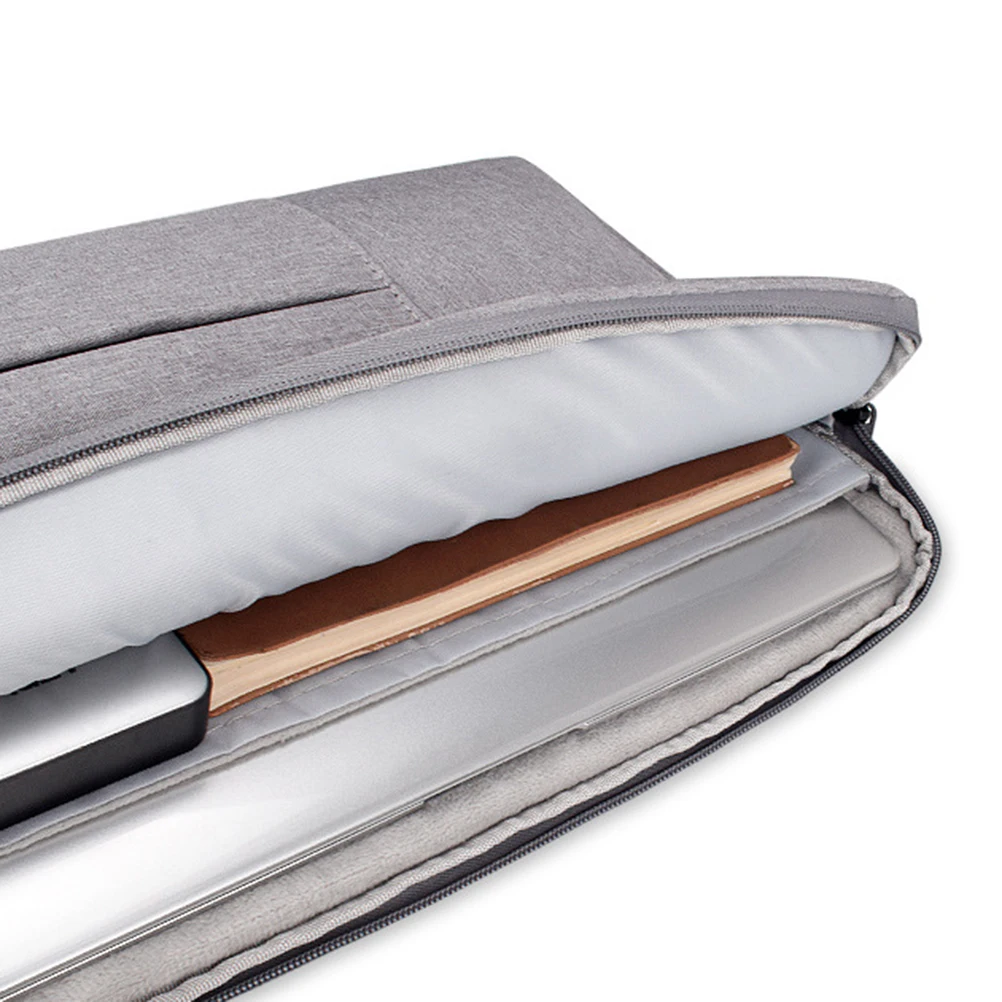 

13.3 Inches Laptop Bag Notebook Handbag Polyester 13.3 Inch Computer Pouch Shockproof Protective Case For Business Travel Grey