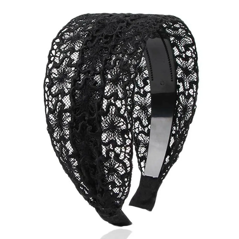 Trendy Exquisite Women Flower Wash Face Makeup Women Hairband Lace Hair Hoop Korean Style Headband Hair Accessories