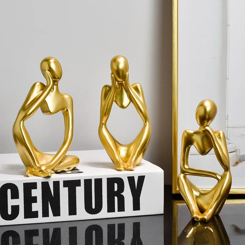 

1 Set of Scandinavian Art Abstract Character Home Decoration, Mini Crafts, Light Luxury Entrance Decoration, Desktop Decoration
