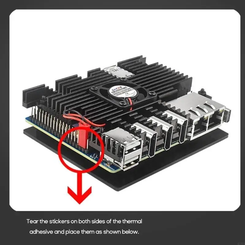 62KA لـ 5 Case Case التبريد المعجبين بغطاء THEERTINC