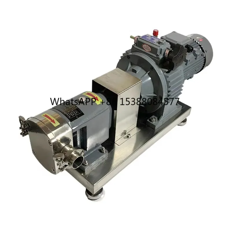 

Hot Sales Sanitary Stainless Steel High Viscosity Cam Rotor Lobe Transfer Pump for Syrup Molasses Honey