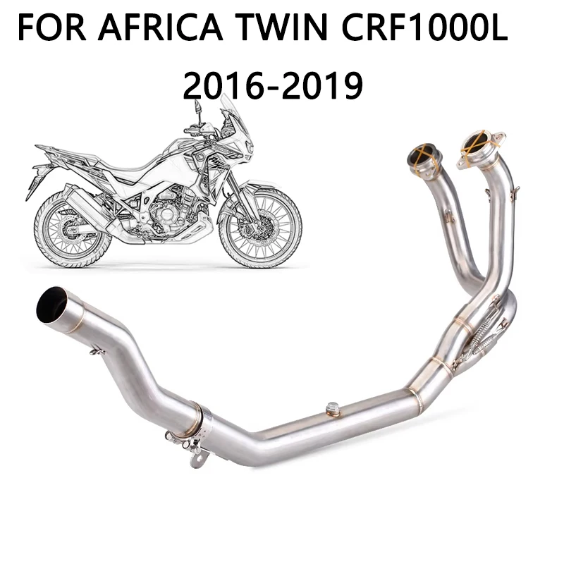 Für Africa Twin CRF1000L CRF1100L 2016-2019 Motorrad-Auspuffanlage Verbindungsrohr für 51mm Auspufftopf