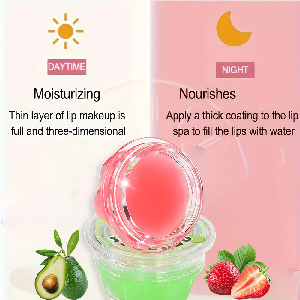 Fruity Lip Sleeping Mask,ลิปบาล์มให้ความชุ่มชื้น,ดูดซับง่ายไม่เหนียวเหนอะหนะ Hydrating,ของขวัญเหมาะสําหรับแฟน,ภรรยาและแม่
