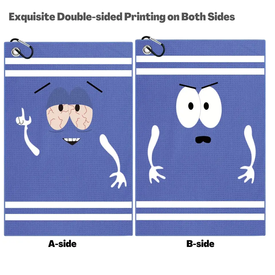 Funny Microfiber Premium Golf Towel,Printed Golf Towels for Golf