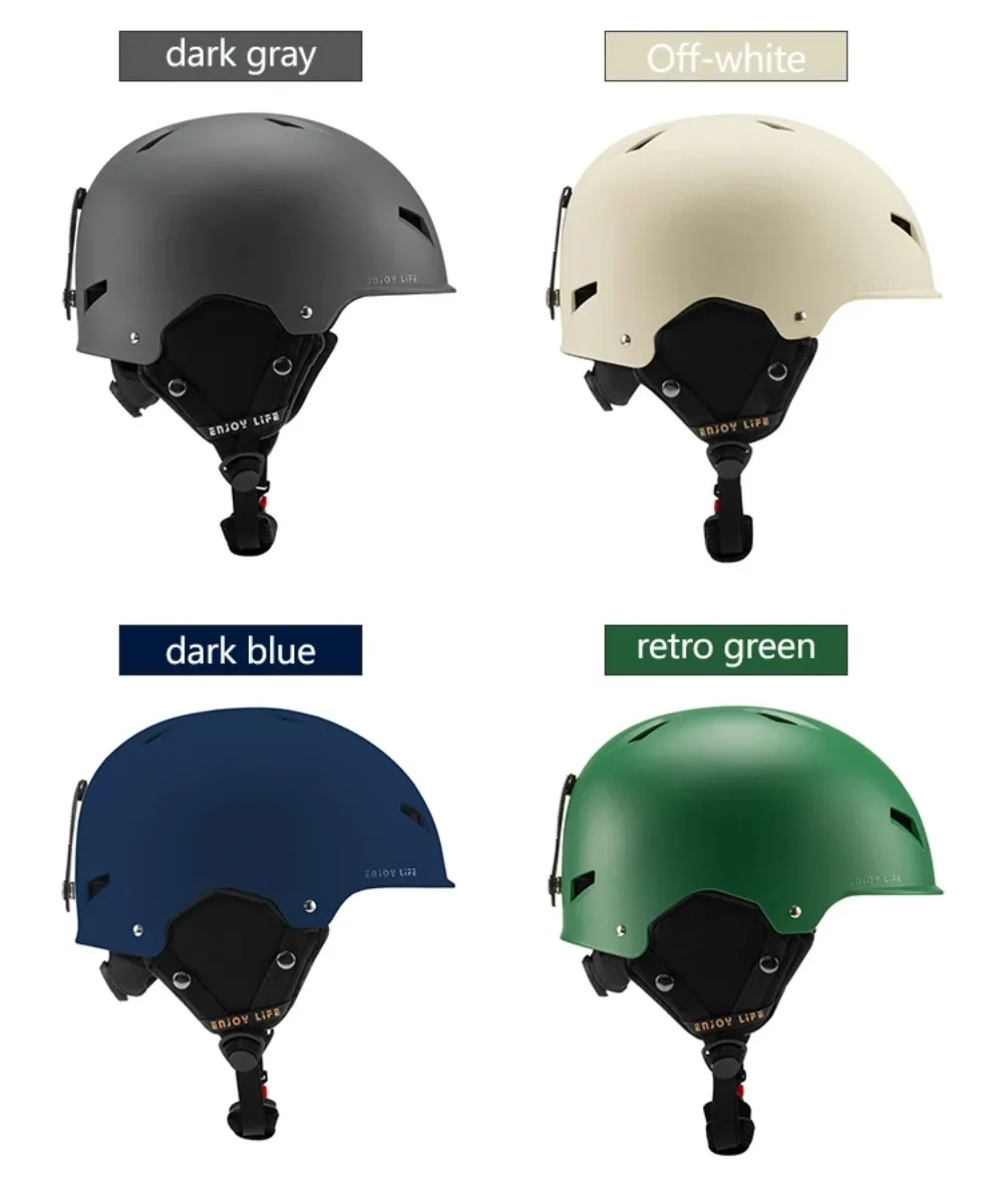 خوذة التزلج Eastinear خفيفة الوزن ومسامية ومضادة للتصادمات ودافئة للرجال والنساء، معدات التزلج في الهواء الطلق للأطفال